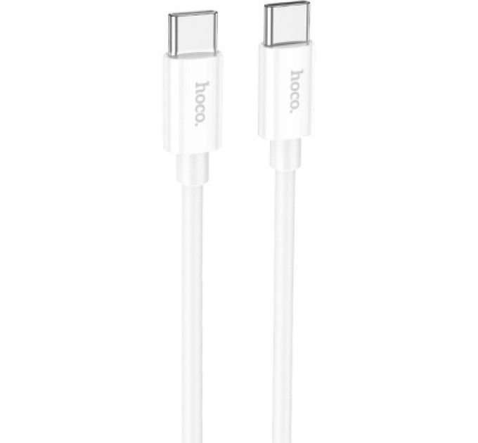 HOCO Дата кабель USB-C to USB-C 1.0m Magic silicone PD 60W X87 white HOCO (6931474783264)