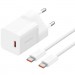 Baseus Зарядний пристрій Baseus GaN5 Fast Charger USB-C 30W + Cable 1.0m Type-C 100W white (P10110902213-00)