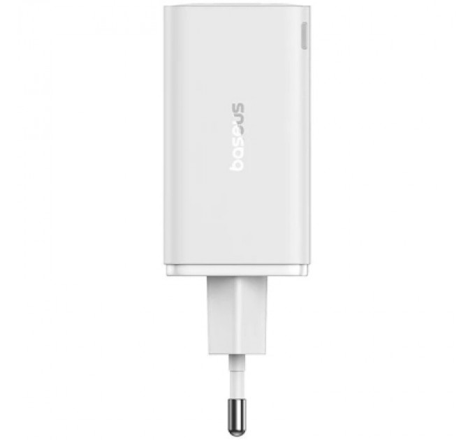 Baseus Зарядний пристрій Baseus GaN6 Pro Fast Charger 2C+2U 65W + Cable 1.0m Type-C 100W white (P10162701213-00)