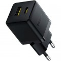 Baseus Зарядний пристрій Baseus Palm Fast Charger C+U 20W black (P10111608113-00)
