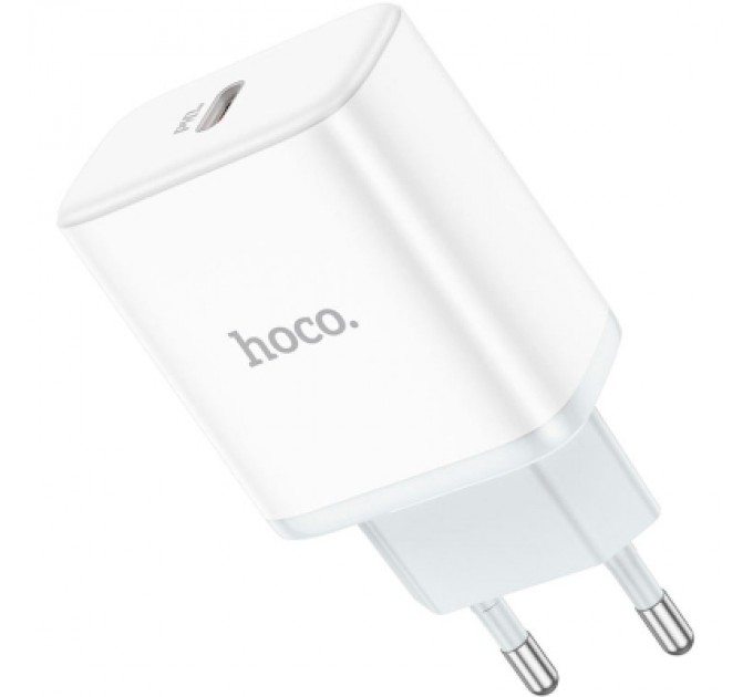 HOCO Зарядний пристрій HOCO C104A Stage USB-C PD20W White (6931474782892)