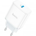 HOCO Зарядний пристрій HOCO C104A Stage USB-C PD20W White (6931474782892)