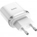 HOCO Зарядний пристрій HOCO C12Q Smart USB QC3.0 + cable USB to USB-C 18W White (6931474716309)