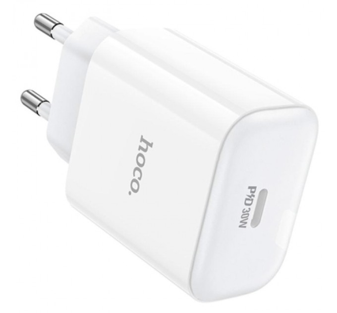 HOCO Зарядний пристрій HOCO C76A Pro Majestic USB-C PD30W White (6942007616300)