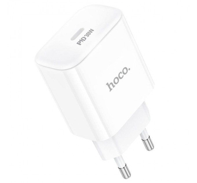 HOCO Зарядний пристрій HOCO C76A Pro Majestic USB-C PD30W White (6942007616300)