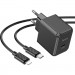 HOCO Зарядний пристрій HOCO CS13A Ocean USB-C PD20W + cable USB-C to Lightning Black (6942007603829)