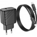 HOCO Зарядний пристрій HOCO CS22A Value USB-C PD30W + cable USB-C to Lightning Black (6942007609920)