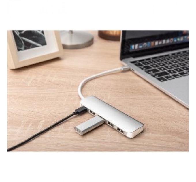 Digitus Концентратор Digitus USB Type-C, 4xUSB 3.0 (DA-70242-1)