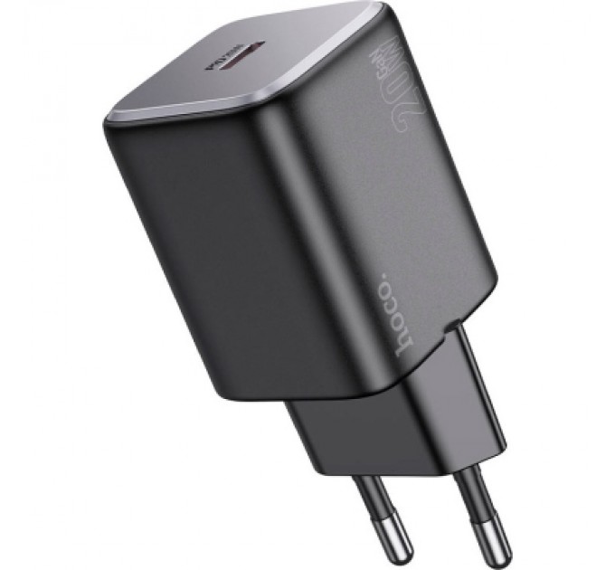 HOCO Зарядний пристрій HOCO N40 Mighty USB-C PD20W Black (6942007616966)