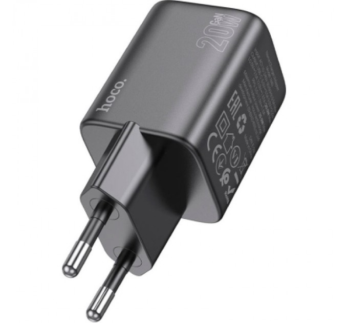 HOCO Зарядний пристрій HOCO N40 Mighty USB-C PD20W Black (6942007616966)