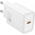 HOCO Зарядний пристрій HOCO N60 Gentle USB-C PD20W White (6942007644181)
