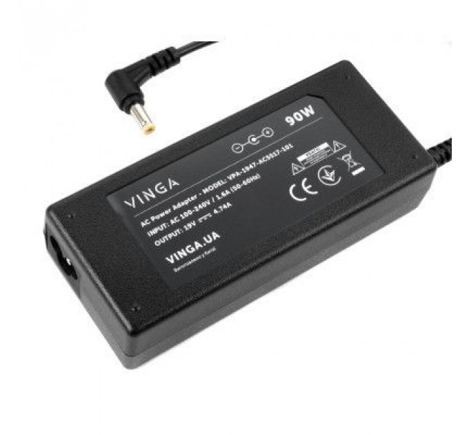 Блок живлення до ноутбуку Vinga ACER 90W 19V 4.74A 5.5*1.7 (VPA-1947-AC5517-101)