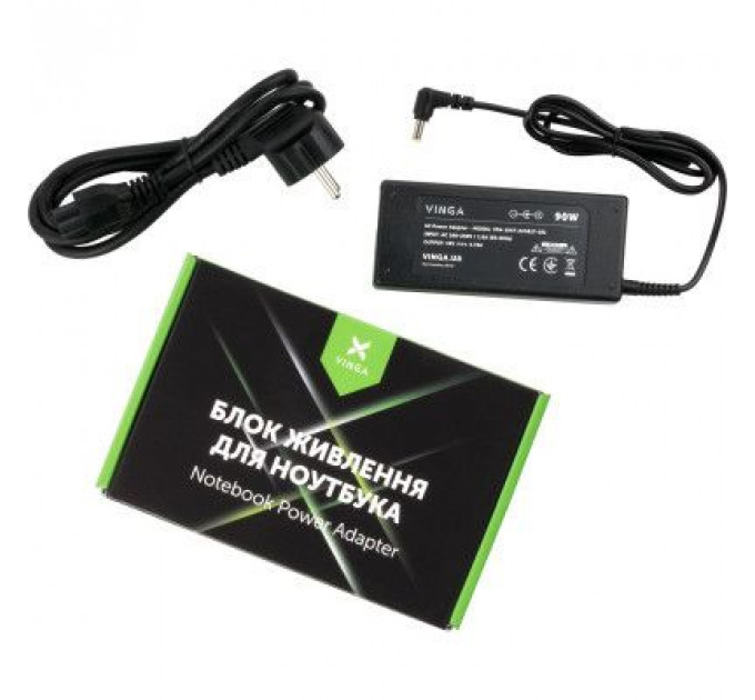 Блок живлення до ноутбуку Vinga ACER 90W 19V 4.74A 5.5*1.7 (VPA-1947-AC5517-101)
