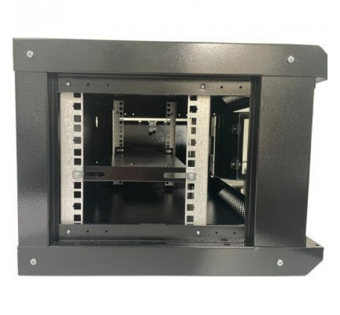 Шафа настінна GEAR 12U 19'' 530x400x600 мм, + полка 19", black (GWMSN-12U)