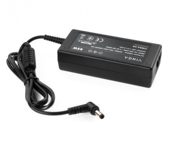 Блок живлення до ноутбуку Vinga ASUS 65W 19V 3,42A 5.5*2.5 (VPA-1934-AS5525-101)