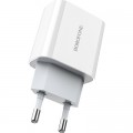 BOROFONE Зарядний пристрій BOROFONE BA38A Plus Speedy USB-C PD20W White (6931474746870)