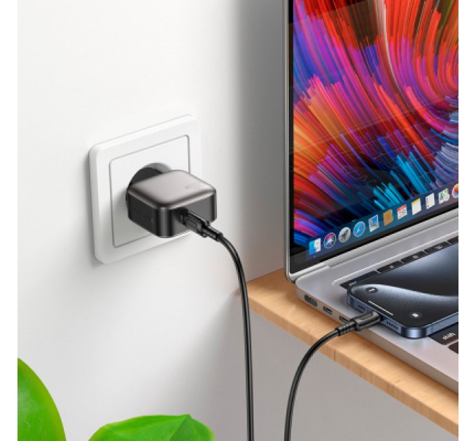 BOROFONE Зарядний пристрій BOROFONE BAS53A Absolute USB-C PD20W Black (6941991116179)