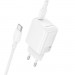 BOROFONE Зарядний пристрій BOROFONE BN26 Fuente USB-C PD20W + cable USB-C to USB-C White (6941991120251)