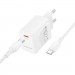 BOROFONE Зарядний пристрій BOROFONE BN26 Fuente USB-C PD20W + cable USB-C to USB-C White (6941991120251)