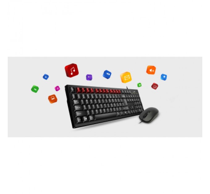 Genius Комплект Genius KM-100SE USB UA Black (31330009410)