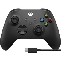 Геймпад Microsoft Wireless Controller Carbon Black + USB Type-C (1V8-00002)