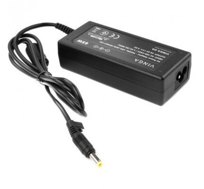 Блок живлення до ноутбуку Vinga HP 65W 18.5V 3.5А 4.8*1.7 (VPA-1835-HP4817-101)