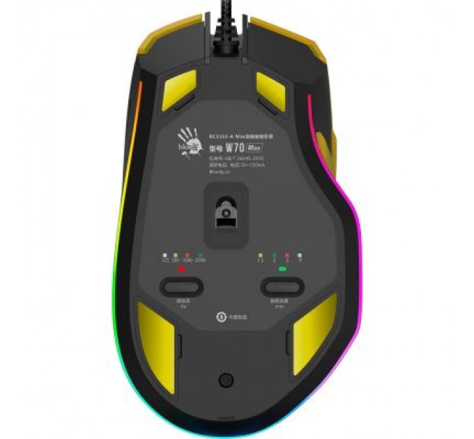 A4Tech Мишка A4Tech Bloody W70 Max Punk Yellow