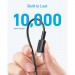 Anker Дата кабель USB-C to Lightning 1.8m nylon 322 black Anker (A81B6G11)