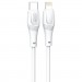 XO Дата кабель USB-C to Lightning 1.0m 27W High Elastic Zeus XO (NBQ239A_White)