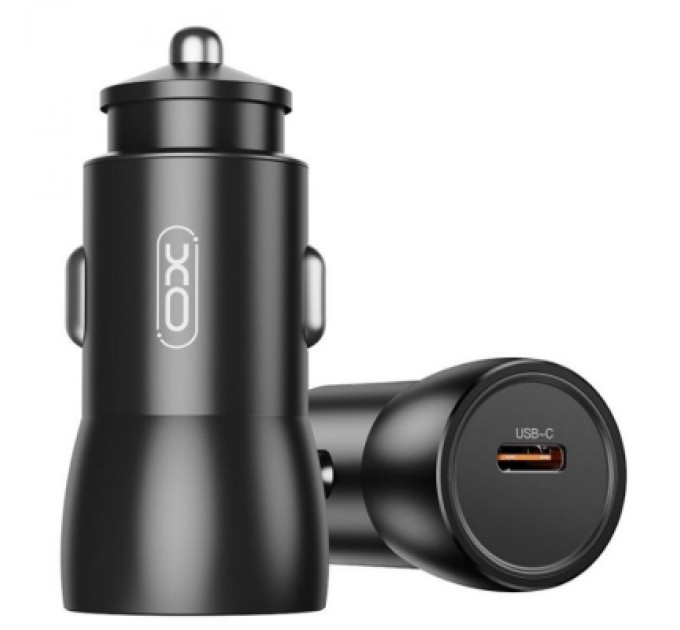 XO Зарядний пристрій XO CC57 USB-C PD25W Black (CC57_Black)
