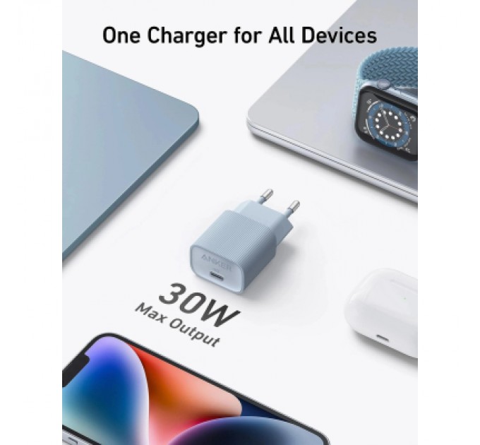 Anker Зарядний пристрій Anker PowerPort 511 Nano IV 30W USB-C Black (A2337G11)