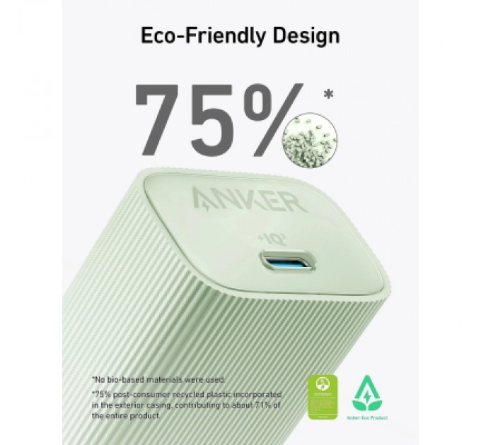 Anker Зарядний пристрій Anker PowerPort 511 Nano IV 30W USB-C Black (A2337G11)