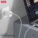XO Зарядний пристрій XO CE16 67.5W USB-C PD45W + USB-A QC 22.5W White (CE16_White)