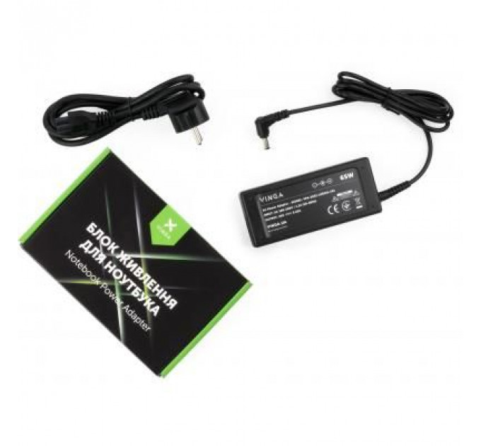 Блок живлення до ноутбуку Vinga Lenovo 65W 20V 3.25А 5.5*2.5 (VPA-2032-LN5525-101)