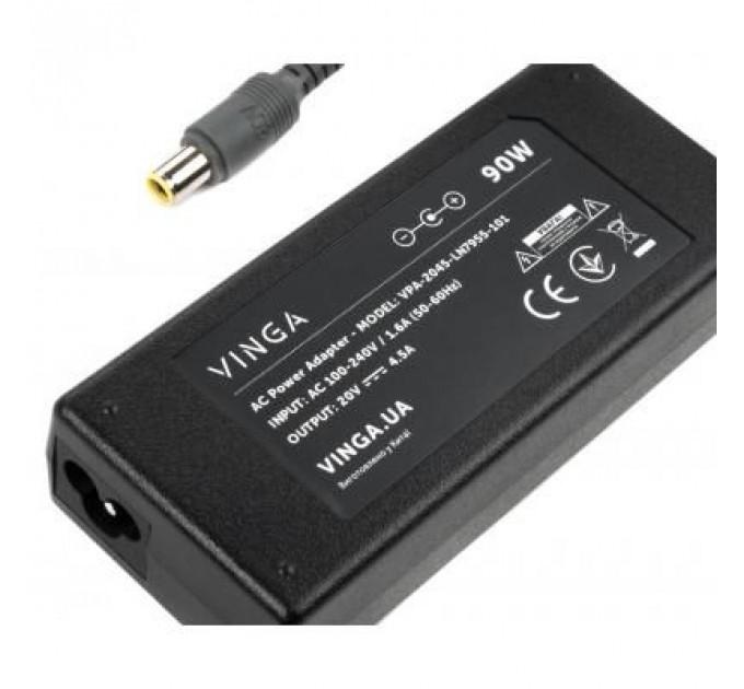 Блок живлення до ноутбуку Vinga Lenovo 90W 20V 4.5A 7.9*5.5 (VPA-2045-LN7955-101)