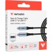 Verbatim Дата кабель USB-C to USB-C 1.2m with display 100W black Verbatim (31848)