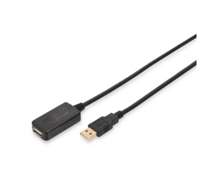 Digitus Дата кабель USB 2.0 AM/AF 5.0 m active Digitus (DA-70130-4)