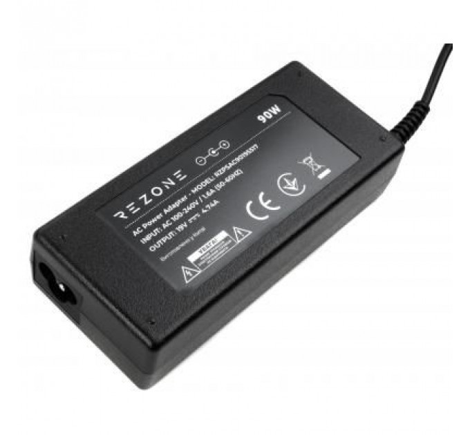 Блок живлення до ноутбуку Rezone ACER 90W 19V 4.74A 5.5*1.7 (RZPSAC90195517)