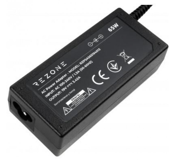 Блок живлення до ноутбуку Rezone ASUS 65W 19V 3,42A 4.0 *1.35 (RZPSAS65194013)