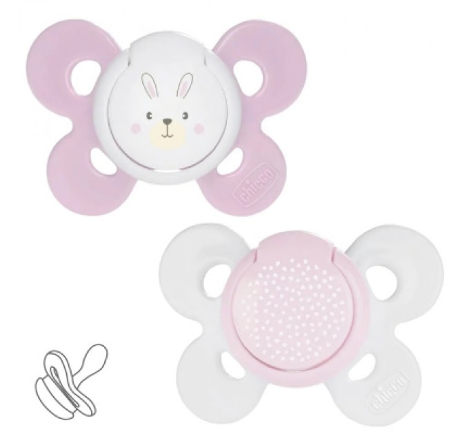 Chicco Пустушка Chicco Physio Comfort силіконова від 2 до 6 місяців 2шт. (рожева) (74931.11.00)