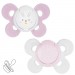 Chicco Пустушка Chicco Physio Comfort силіконова від 2 до 6 місяців 2шт. (рожева) (74931.11.00)
