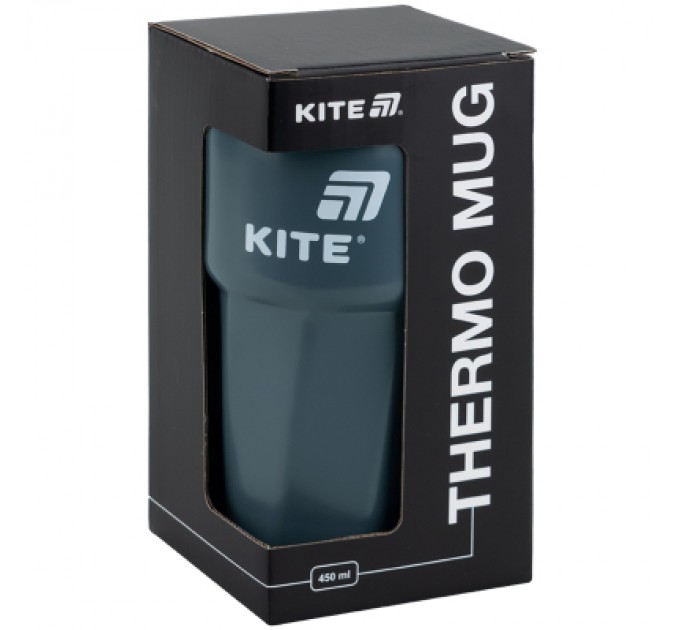 Kite Термокружка Kite 450 мл сіра (K25-1220-1)