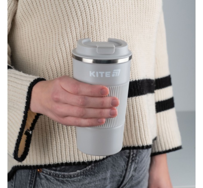 Kite Термокружка Kite 510 мл сіра (K25-458-1)