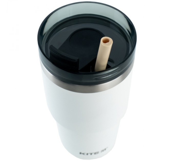 Kite Термокружка Kite 600 мл біла (K24-1206-1)