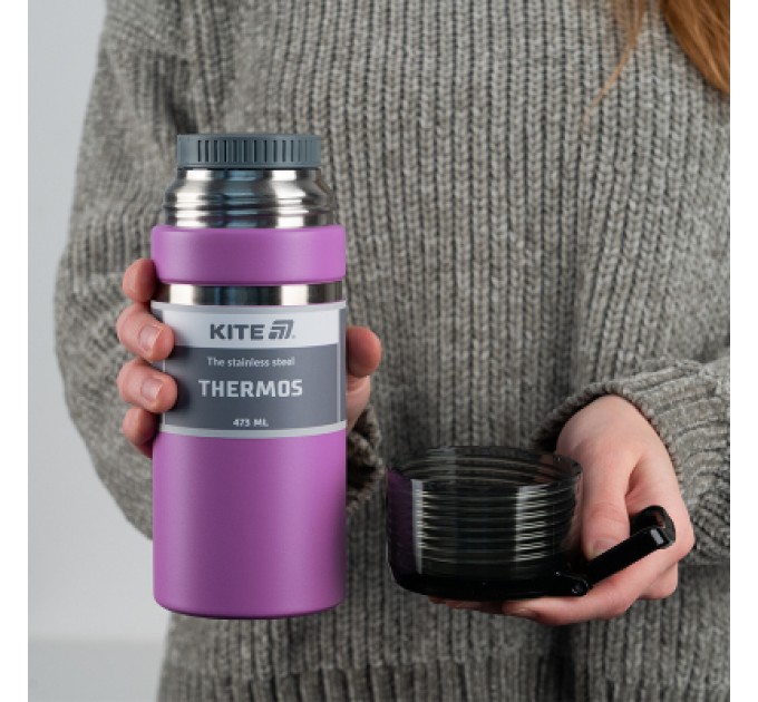 Kite Термос Kite 473 мл фіолетовий (K25-320-3)