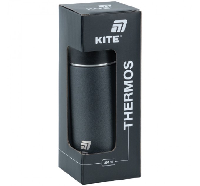 Kite Термос Kite 350 мл чорний (K25-1223-1)