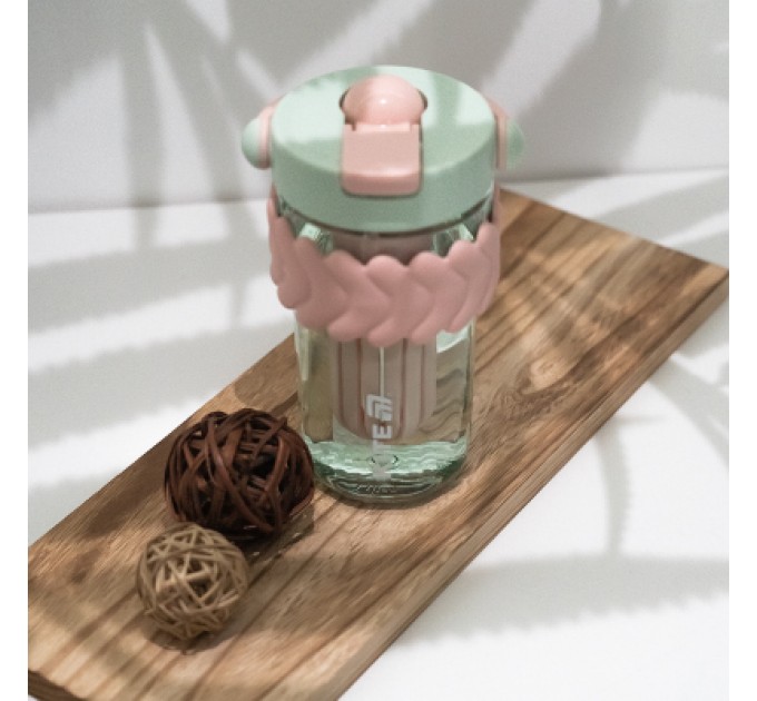 Kite Пляшка для води Kite 700 мл м'ятно-рожевий (K25-1230-3)