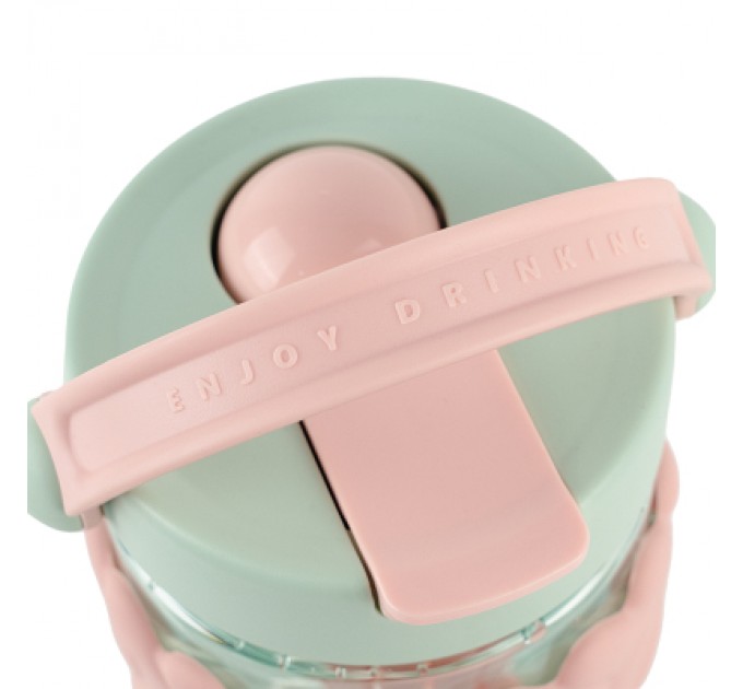 Kite Пляшка для води Kite 700 мл м'ятно-рожевий (K25-1230-3)