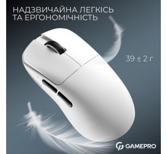 GamePro Мишка GamePro Asgard Odin 8K Wireless/USB White (GM035W)