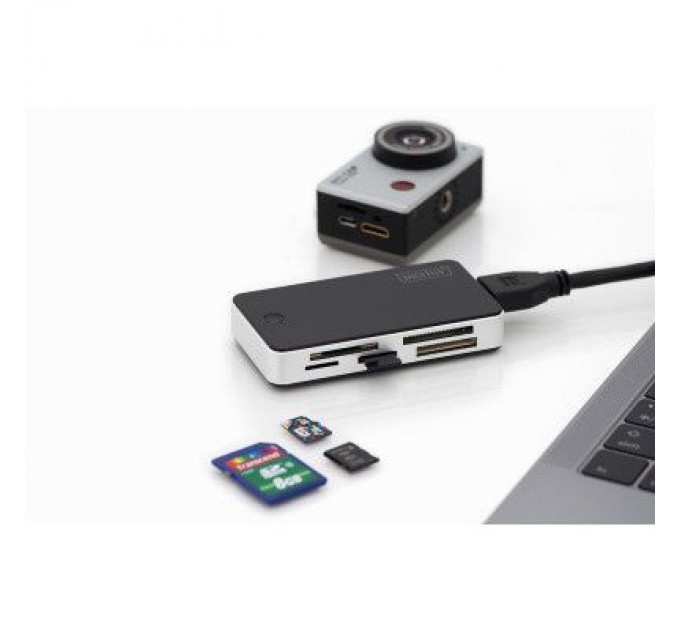 Зчитувач флеш-карт Digitus USB 3.0 All-in-one (DA-70330-1)